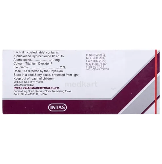 axepta 10mg tablet 10's